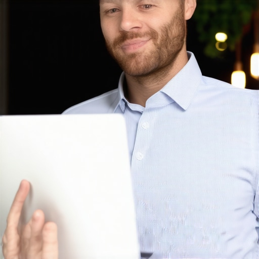 Jacksonville Business Owner Optimizing GMB Profile Jacksonville business owner working on Google My Business profile