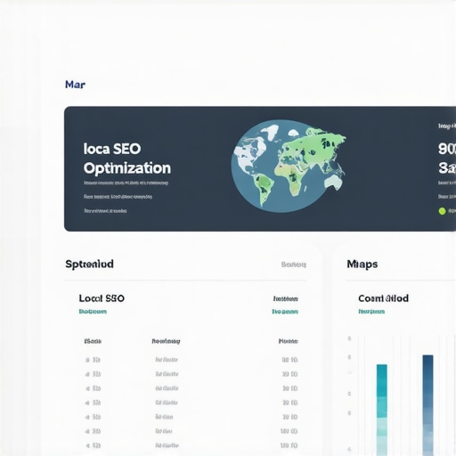Screenshot of local SEO tracking and analytics tools showing Jacksonville-focused data.
