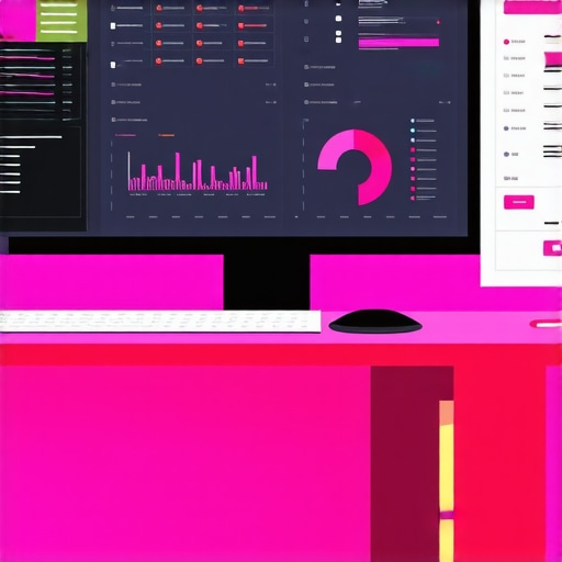 Digital workspace with SEO analytics tools for local business optimization