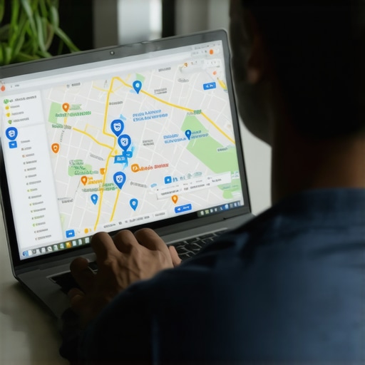 Person working on local SEO optimization using tools in Jacksonville