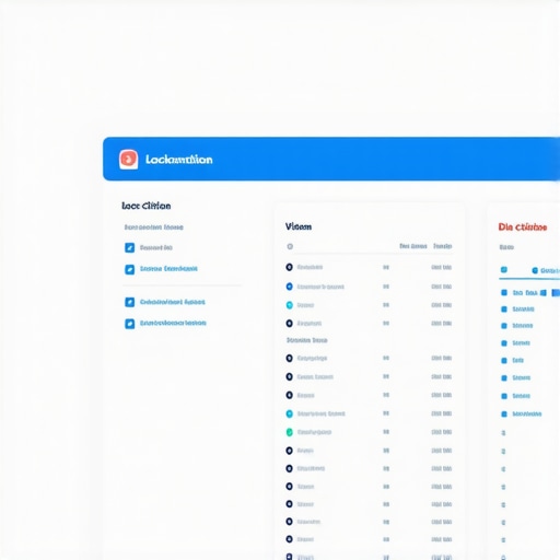 An analytics dashboard of citation management software showcasing real-time data corrections for Jacksonville maps optimization.