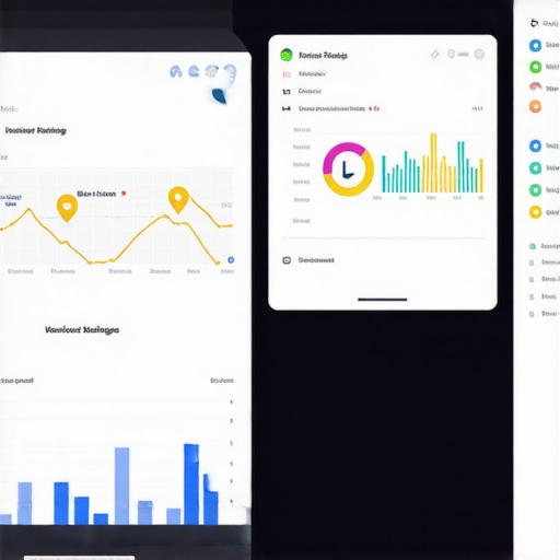 Dashboard displaying local SEO metrics such as reviews, rankings, and citations