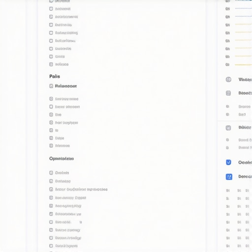 Digital dashboard displaying Google My Business profile categories being edited.